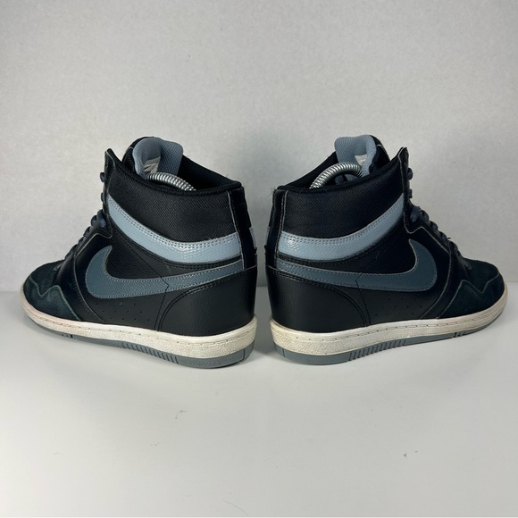 Nike Air Force Sky Hi Hidden Wedge Black Grey Shoes 629746-009; Women’s Size 9.5 - Picture 10 of 15